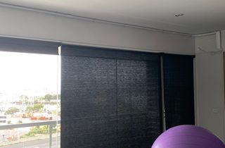 Very long bendable U shape motorised curved curtain track