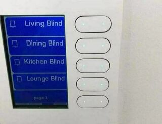 Using C-BUS to control our motorised roller blinds with iSW35S 4 wires motors