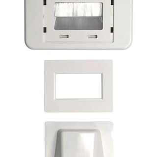 DYNAMIX Combination Flush & Bullnose Cable Management Wall