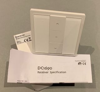 DC1690 Single Channel Receiver for standard curtain and tubular motors