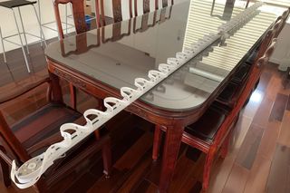 Ready made 3.44m length of motorised Ripplefold curtain track ( 72 type without curtain motor )