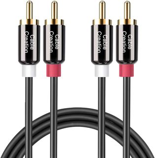 CableCreation 2RCA Male to 2RCA male Stereo Audio Cable 2m
