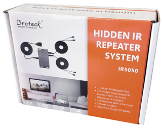 BRATECK® IR5050 HIDDEN IR REPEATER SYSTEM