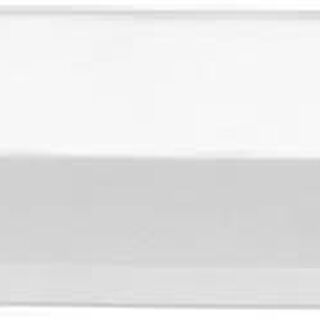 BRATECK 1.1M AV CABLE DUCT 50MM WIDE WHITE ALUMINIUM