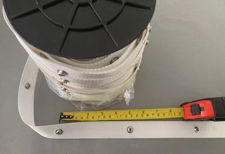 30mm wide  ripplefold motorised curtain snap tapes ( snaps space 125mm )