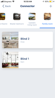 Q. Can I use my smartphone or tablet to control my motorised curtains or roller blinds remotely in the home or away from the home?