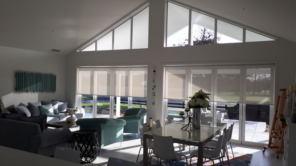 Sunscreen Roller Blinds | Sheerweave Blinds - iSmart Window